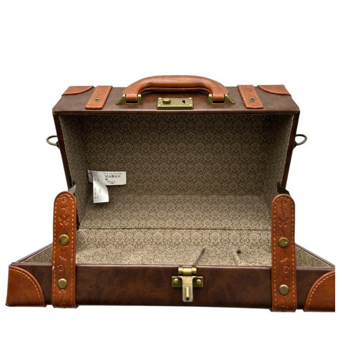 axes femme アクシーズファム トランク ショルダー バッグ 鞄 ハンドバッグ レディース 2WAY ブラウン 中古 W4