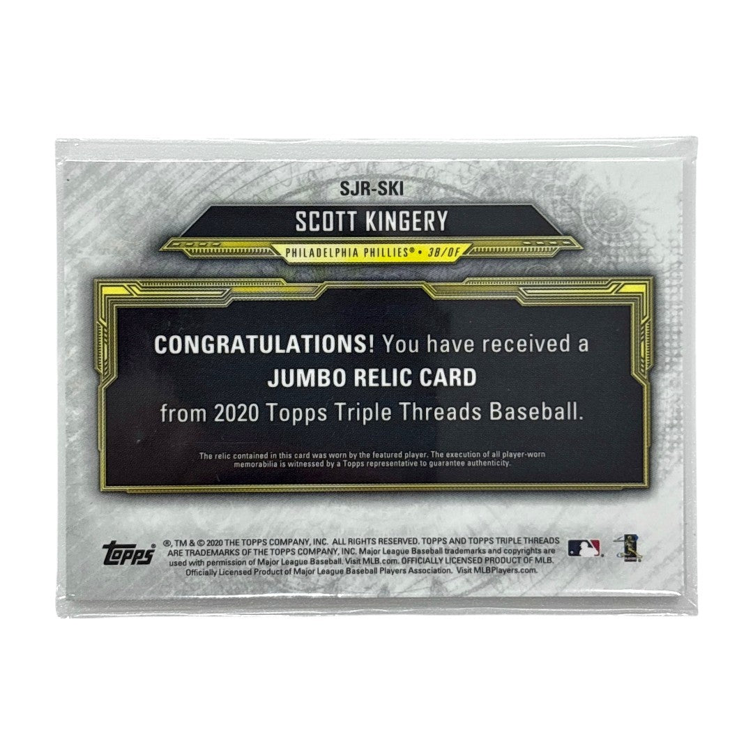 TOPPS MLBカード TRIPLE THREADS SCOTT KINGERY PHILADELPHIA PHILLIES 26/36 #SJR-SKI 中古 IT1