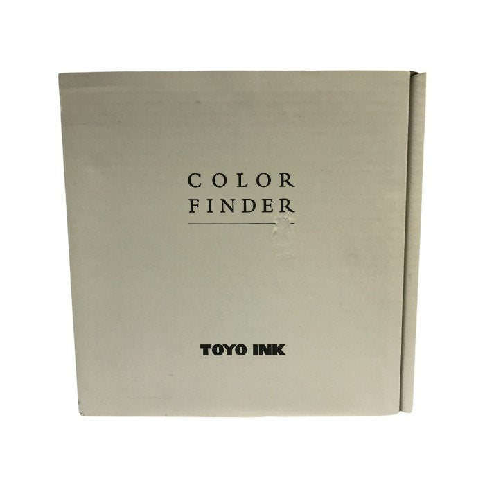 TOYO INK カラーファインダー 1050 色見本 木製パッケージ スリム コンパクト 中古 T1