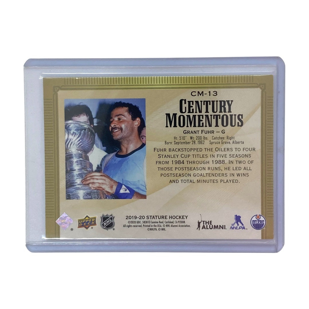 UPPER DECK NHLカード STATURE GRANT FUHR OILERS 19/99 #CM-13 中古 IT2