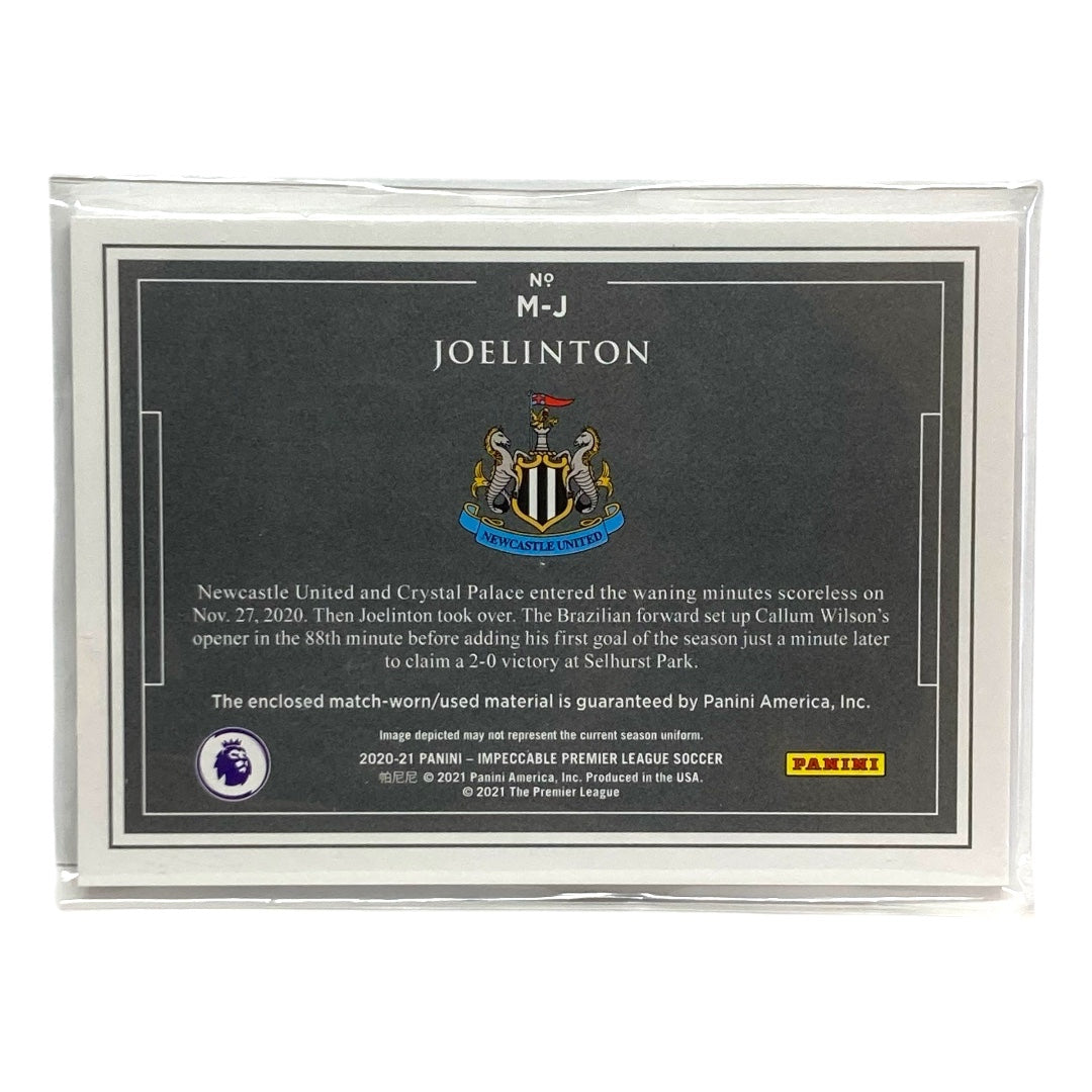 PANINI サッカーカード IMPECCABLE PREMIER LEAGUE JOELINTON NEWCASTLE UNITED 28/49 #M-J 中古 IT2
