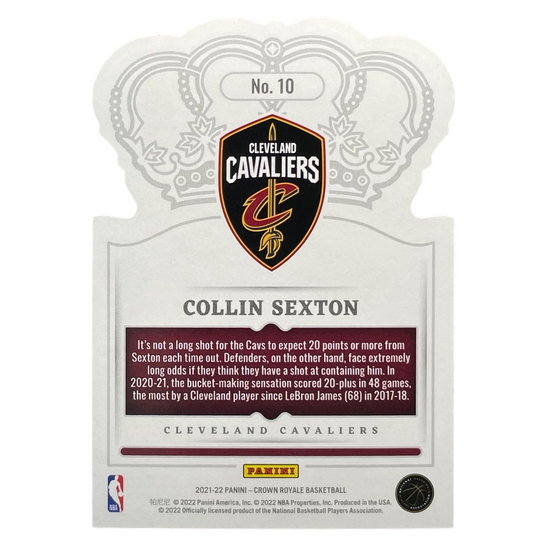 PANINI NBAカード CROWN ROYALE DIE CUT COLLIN SEXTON CLEVELAND CAVALIERS /99 #10 中古 IT2