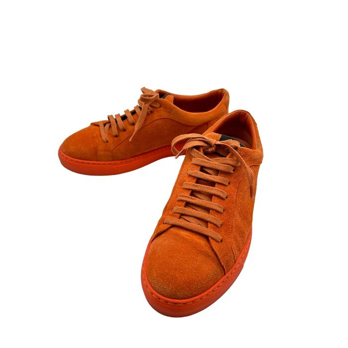 ダンヒル スニーカー L 1B106Y410 41(約26cm) dunhill ブランド 靴 シューズ スウェード オレンジ メンズ 中古 W4