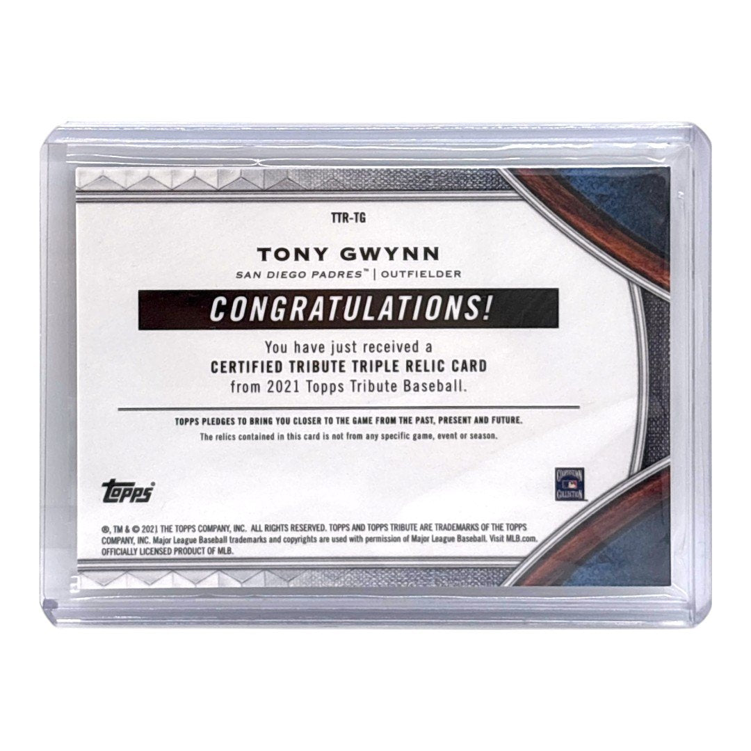 TOPPS MLBカード TRIBUTE TONY GWYNN SAN DIEGO PADRES /150 #TTR-TG 中古 IT1