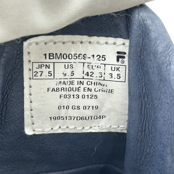 FILA GL GRANT HILL 2 フィラ ジーエル グラント・ヒル スニーカー 27.5cm 靴 シューズ メンズ ホワイト ネイビー 中古 W4