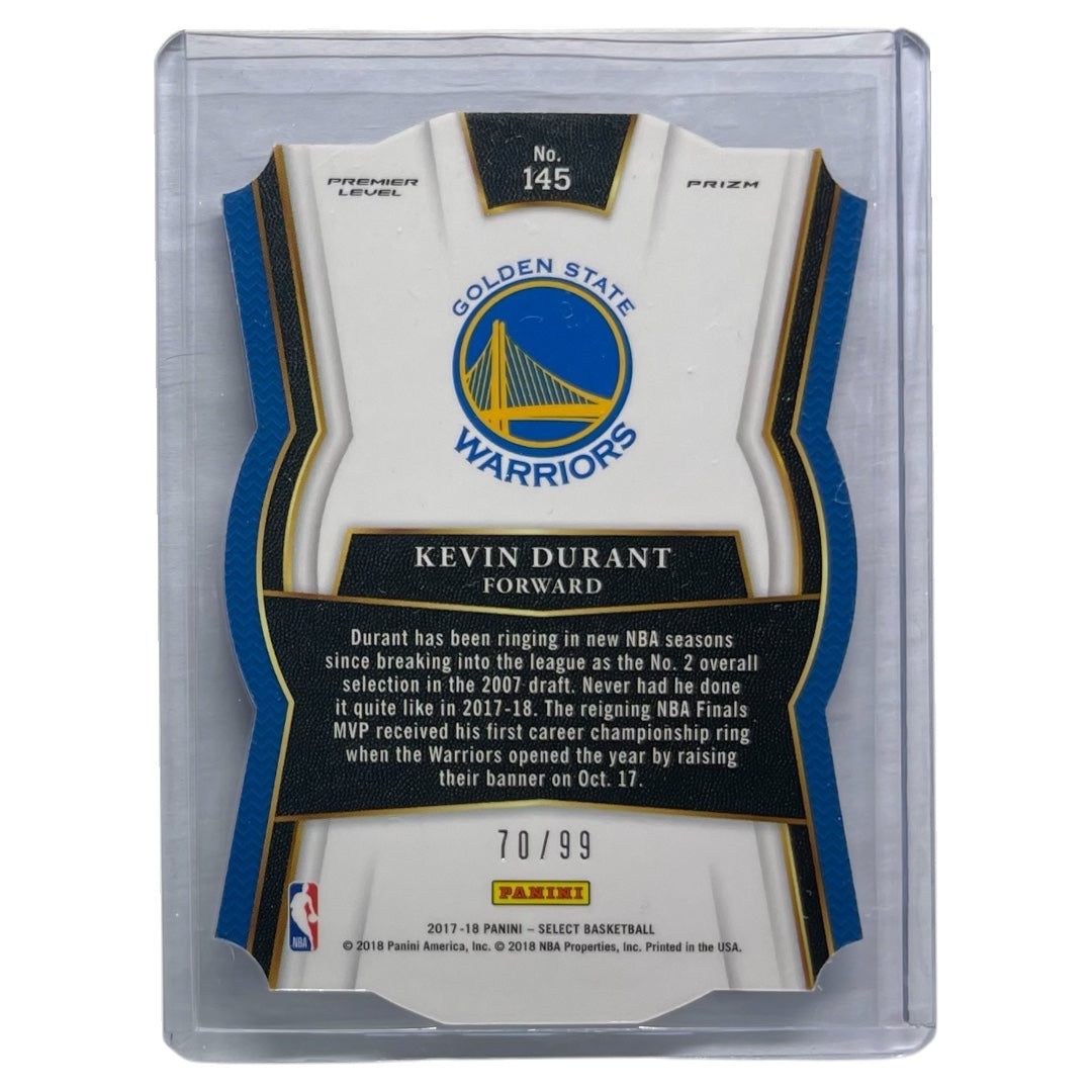 PANINI NBAカード SELECT PRIZM DIE CUT KEVIN DURANT GOLDEN STATE WARRIORS /99 #145 中古 IT2