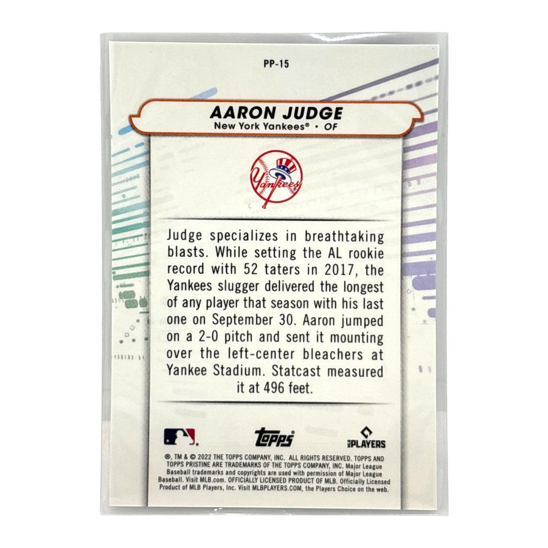 TOPPS MLBカード PRISTINE AARON JUDGE NEW YORK YANKEES #PP-15 中古 IT1