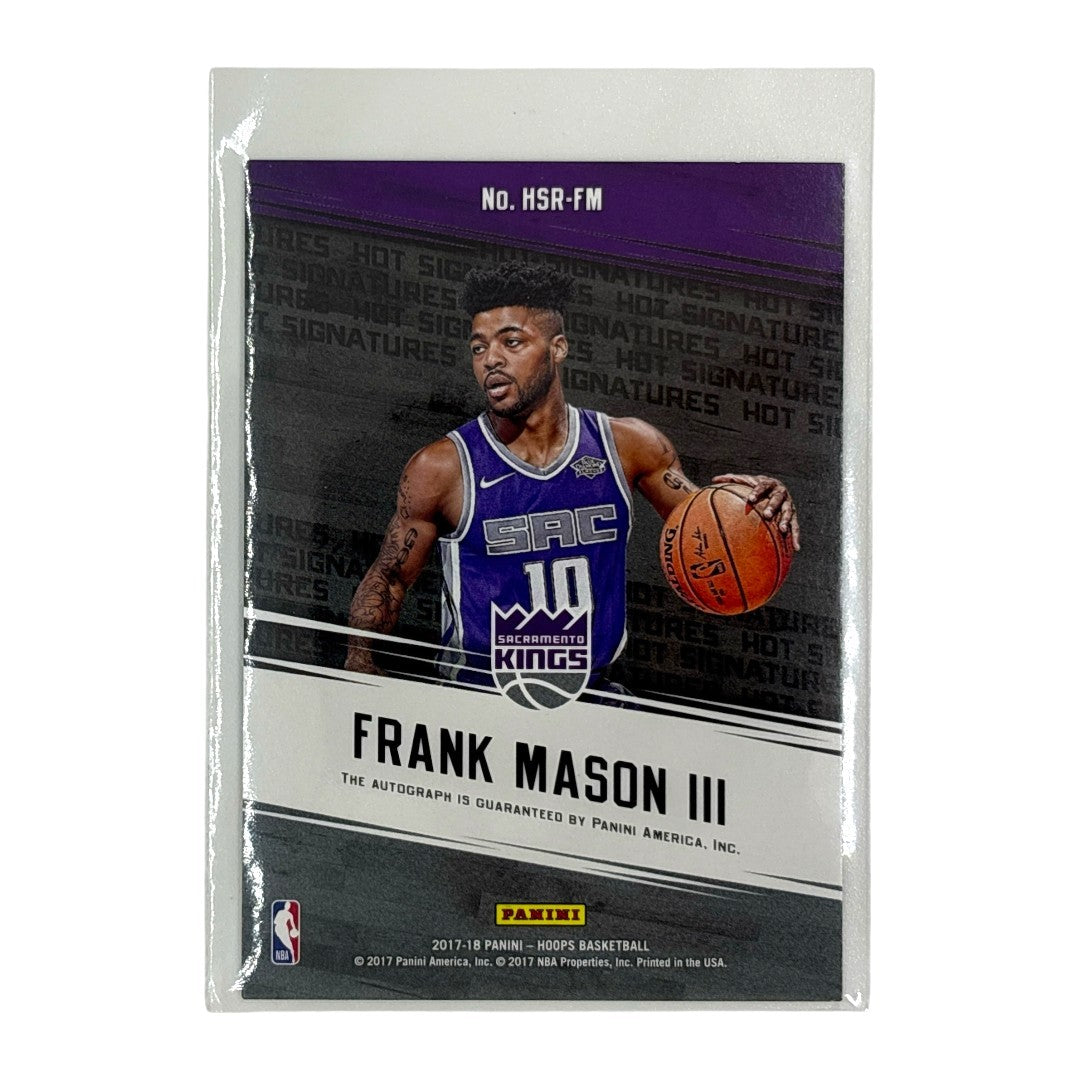 PANINI NBAカード HOOPS FRANK MASON SACRAMENTO KINGS #HSR-FM 中古 IT1