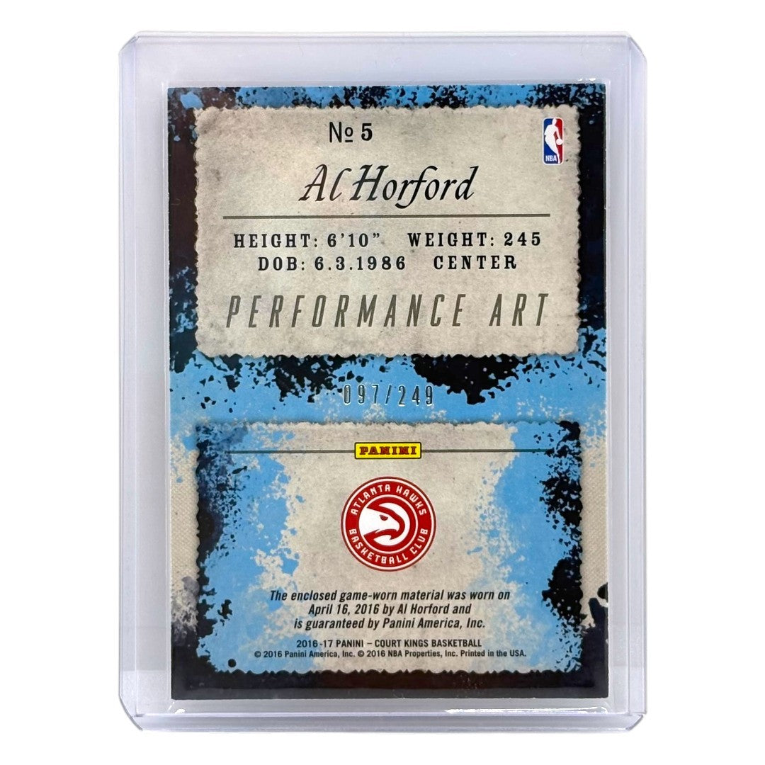 PANINI NBAカード COURT KINGS AL HORFORD ATLANTA HAWKS /249 #5 中古 IT1