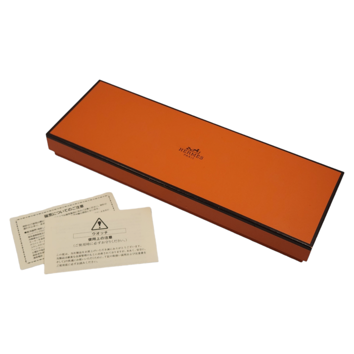 HERMES エルメス Hウォッチ 腕時計 レディース アナログ クォーツ アイスブルー HH1-210 スクエア 中古 T1