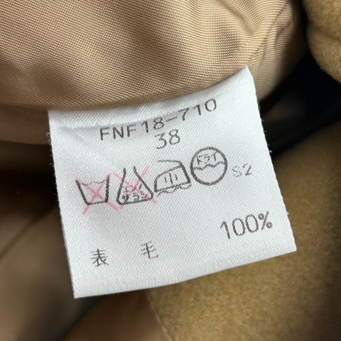 Burberrys BLUE LABEL バーバリーズ ブルーレーベル コート FNF18-710 38 ベージュ レディース 秋 冬 アウター 中古 W4