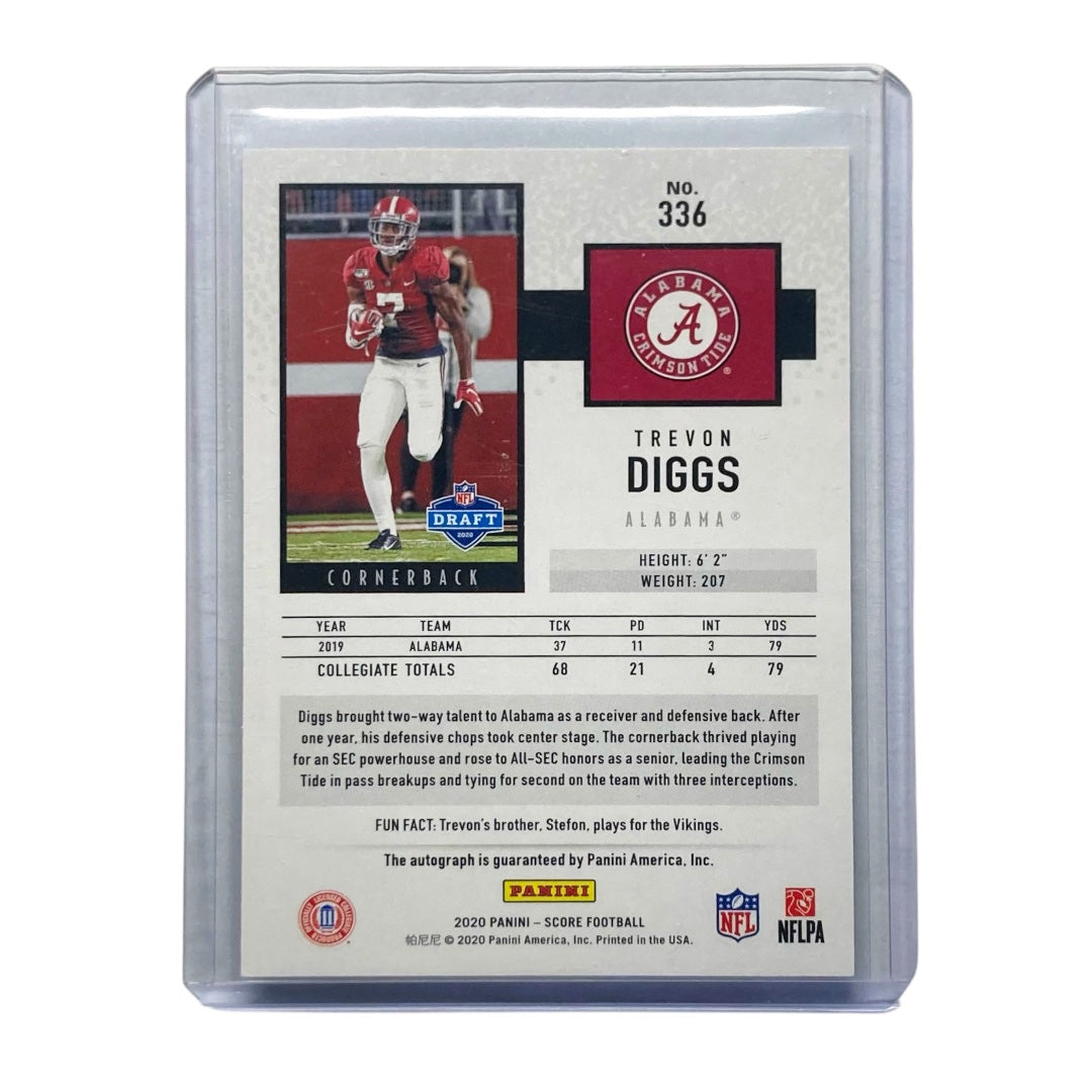 PANINI NFLカード SCORE TREVON DIGGS CRIMSON TIDE #336 中古 IT2