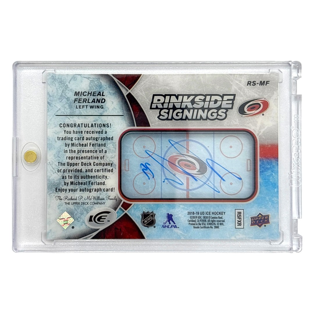 UPPER DECK NHLカード ICE MICHEAL FERLAND HURRICANES #RS-MF 中古 IT1