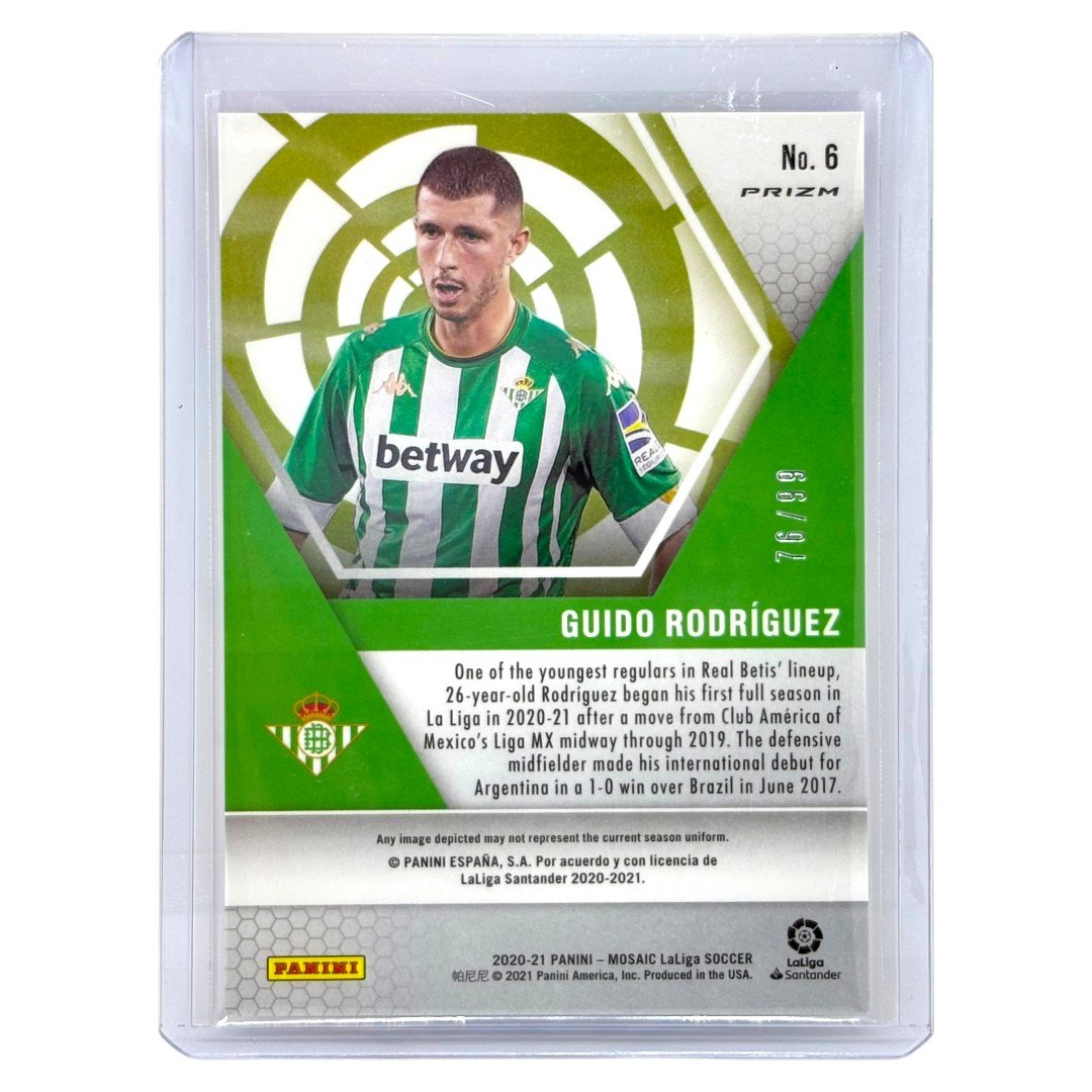 PANINI サッカーカード MOSAIC LaLiga PRIZM GUIDO RODRIGUEZ REAL BETIS /99 #6 中古 IT1