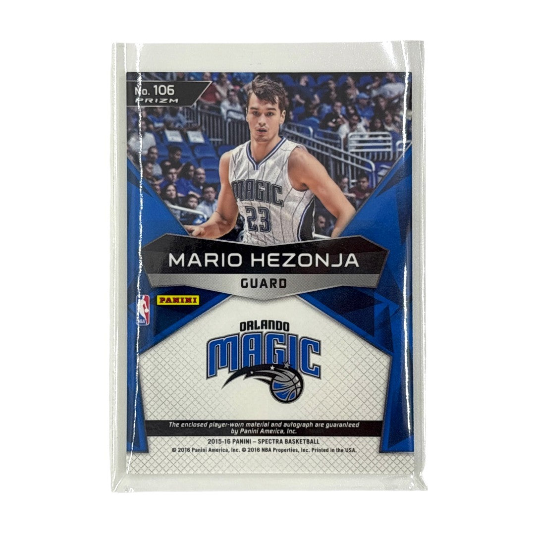 PANINI NBAカード SPECTRA PRIZM MARIO HEZONJA ORLANDO MAGIC #106 中古 IT1