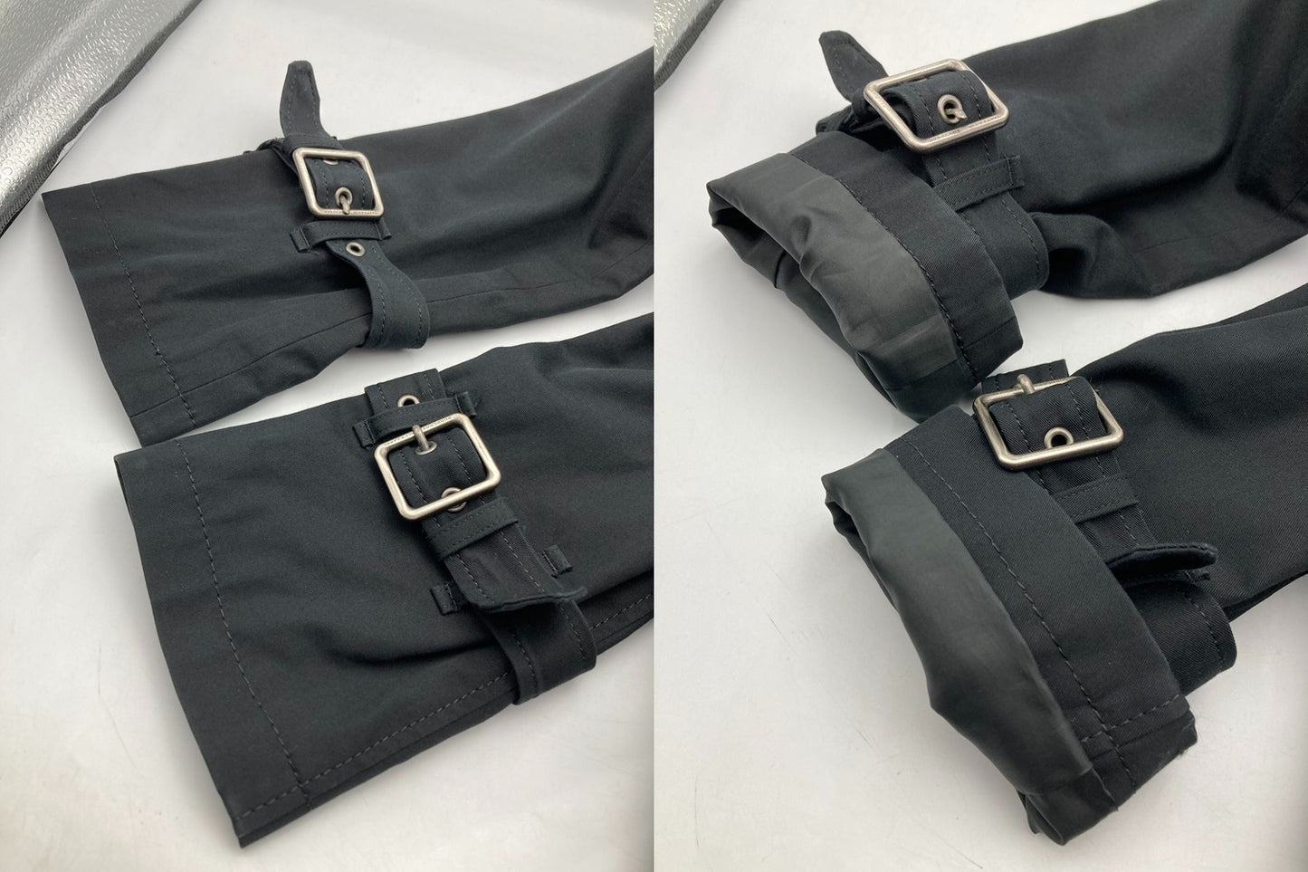 BURBERRY LONDON BLUE LABEL バーバリー ロンドン ブルーレーベル ショート丈 ダブルブレストコート サイズ38 中古 D4
