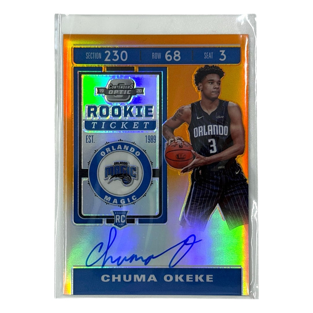 PANINI NBAカード CONTENDERS OPTIC PRIZM CHUMA OKEKE ORLANDO MAGIC 24/25 #140 中古 IT1