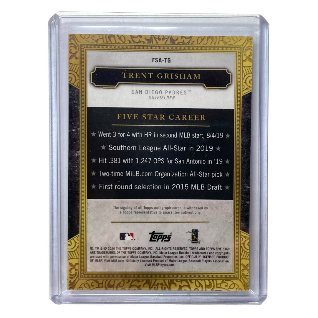 TOPPS MLBカード FIVE STAR TRENT GRISHAM PADRES 13/50 #FSA-TG 中古 IT2
