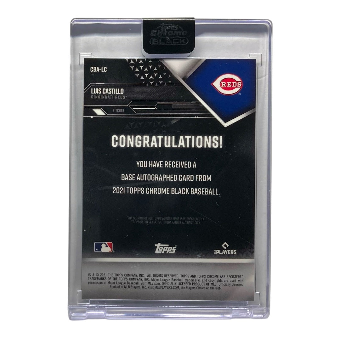 TOPPS MLBカード CHROME BLACK LUIS CASTILLO REDS 073/150 #CBA-LC 中古 IT2
