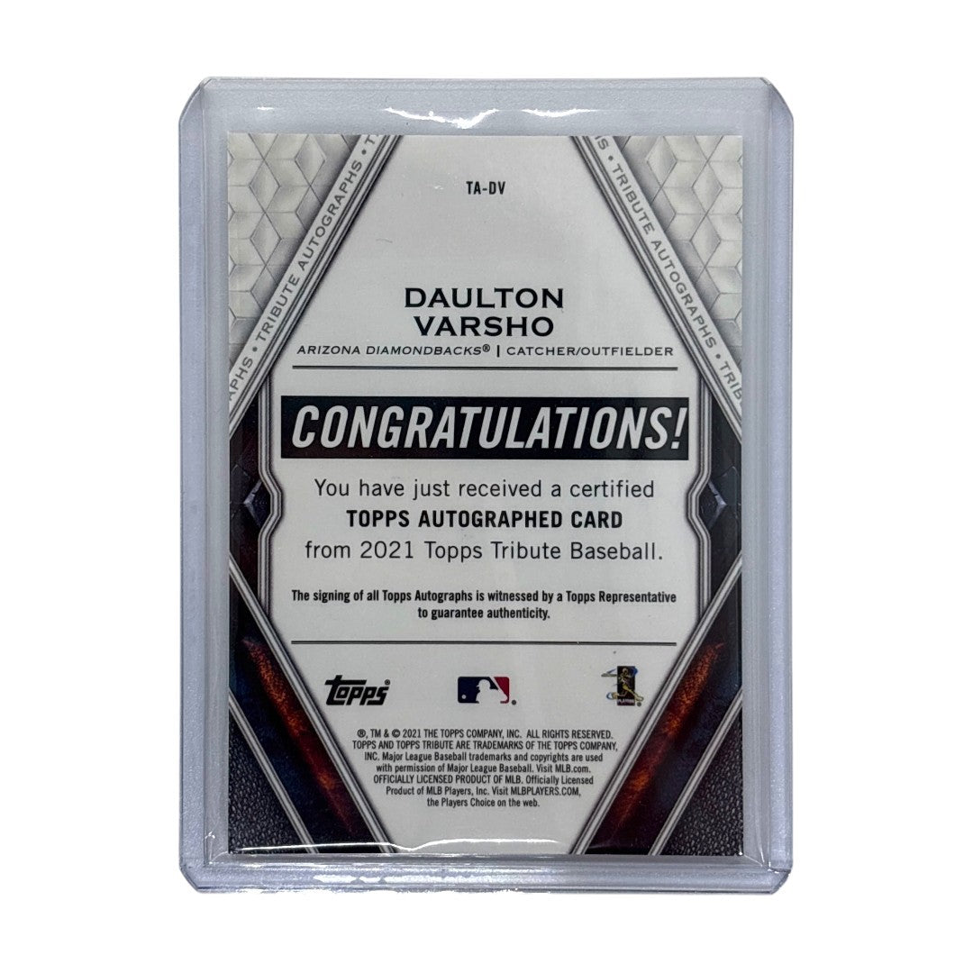 TOPPS MLBカード TRIBUTE DAULTON VARSHO ARIZONA DIAMONDBACKS 188/199 #TA-DV 中古 IT1