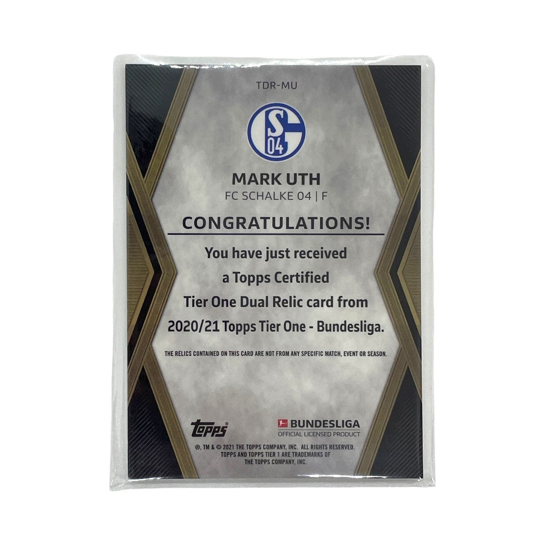 TOPPS サッカーカード TIER ONE MARK UTH SCHALKE 04 12/25 #TDR-MU 中古 IT1