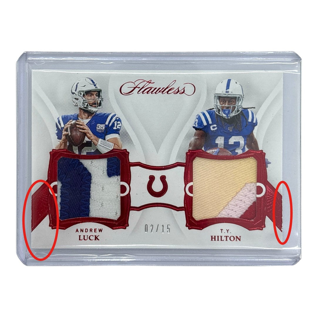 PANINI NFLカード FLAWLESS ANDREW LUCK T.Y. HILTON COLTS 02/15 #DDM12 中古 IT1