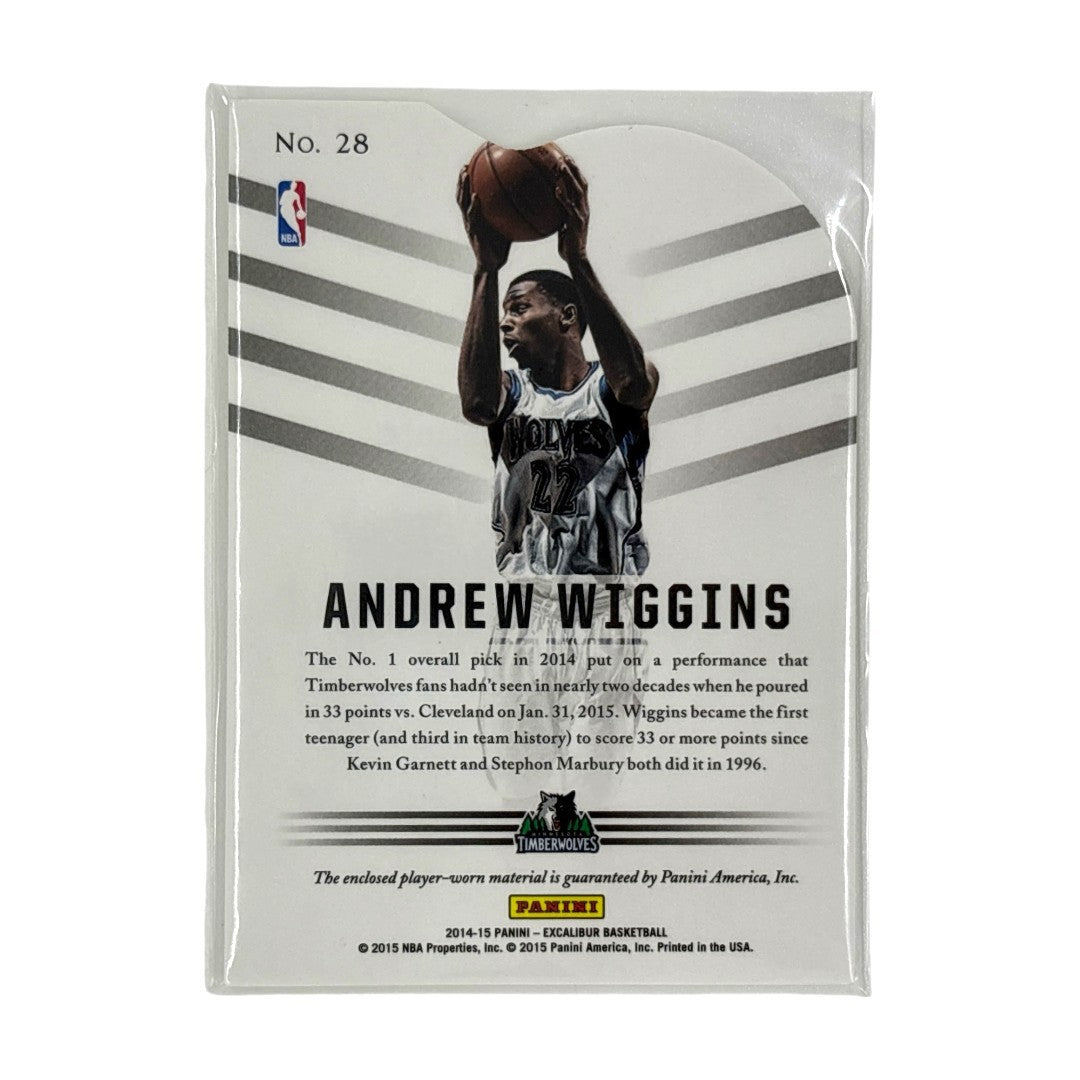 PANINI NBAカード EXCALIBUR DIE-CUT ANDREW WIGGINS TIMBERWOLVES #28 中古 IT1
