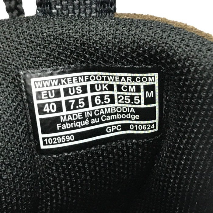 KEEN キーン KS86 スニーカー メンズ ローカット ケーエス メッシュ ブラウン 25.5cm 1029590 中古 T1