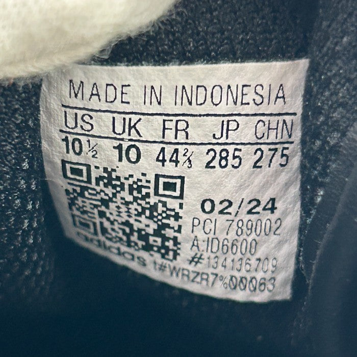 adidas アディダス カントリー ID6600 スニーカー 28.5cm ブラック 靴 シューズ メンズ カジュアル 中古 W4