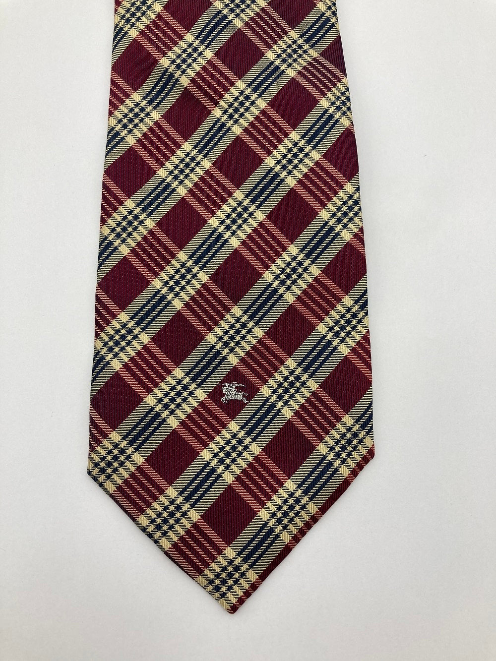 Burberry's バーバリーズ チェック柄 ネクタイ シルク100% 中古 D4