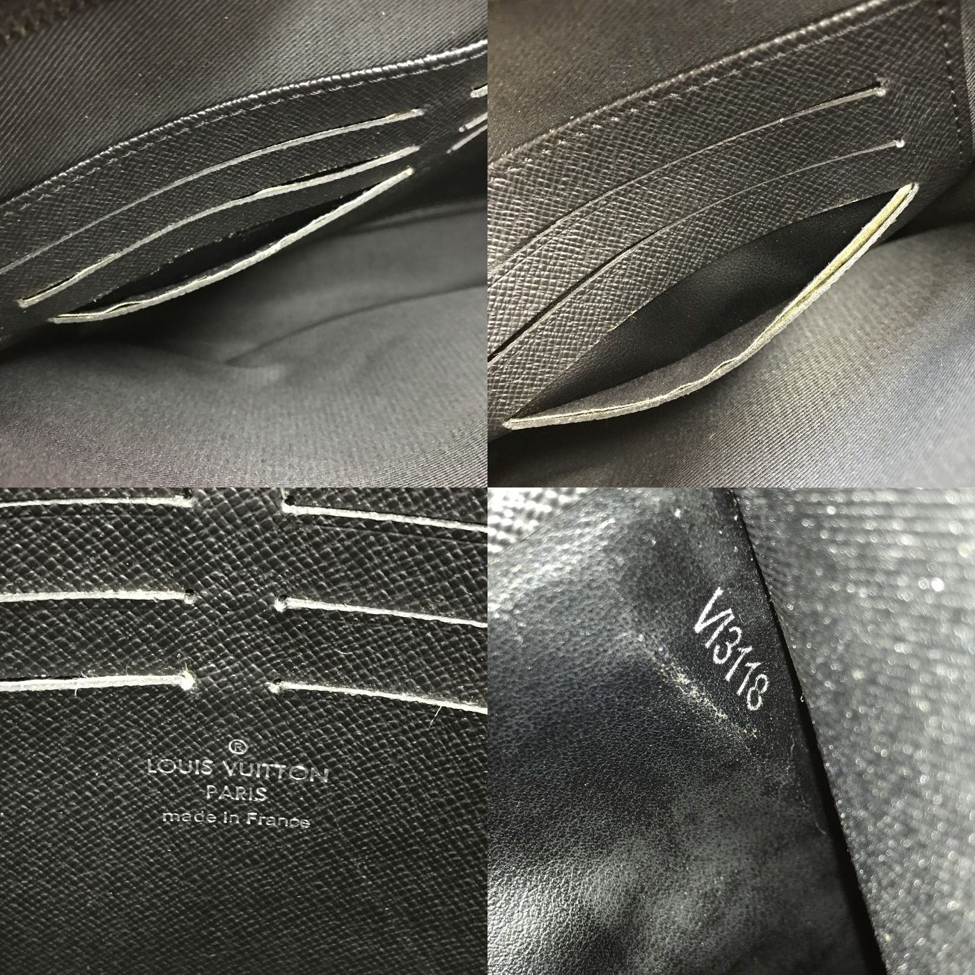 LOUIS VUITTON ルイヴィトン モノグラム ギャラクシー ポシェット ヴォワヤージュ MM セカンドバッグ メンズ クラッチバッグ 宇宙 ブラック/グレー M44448 中古 T1