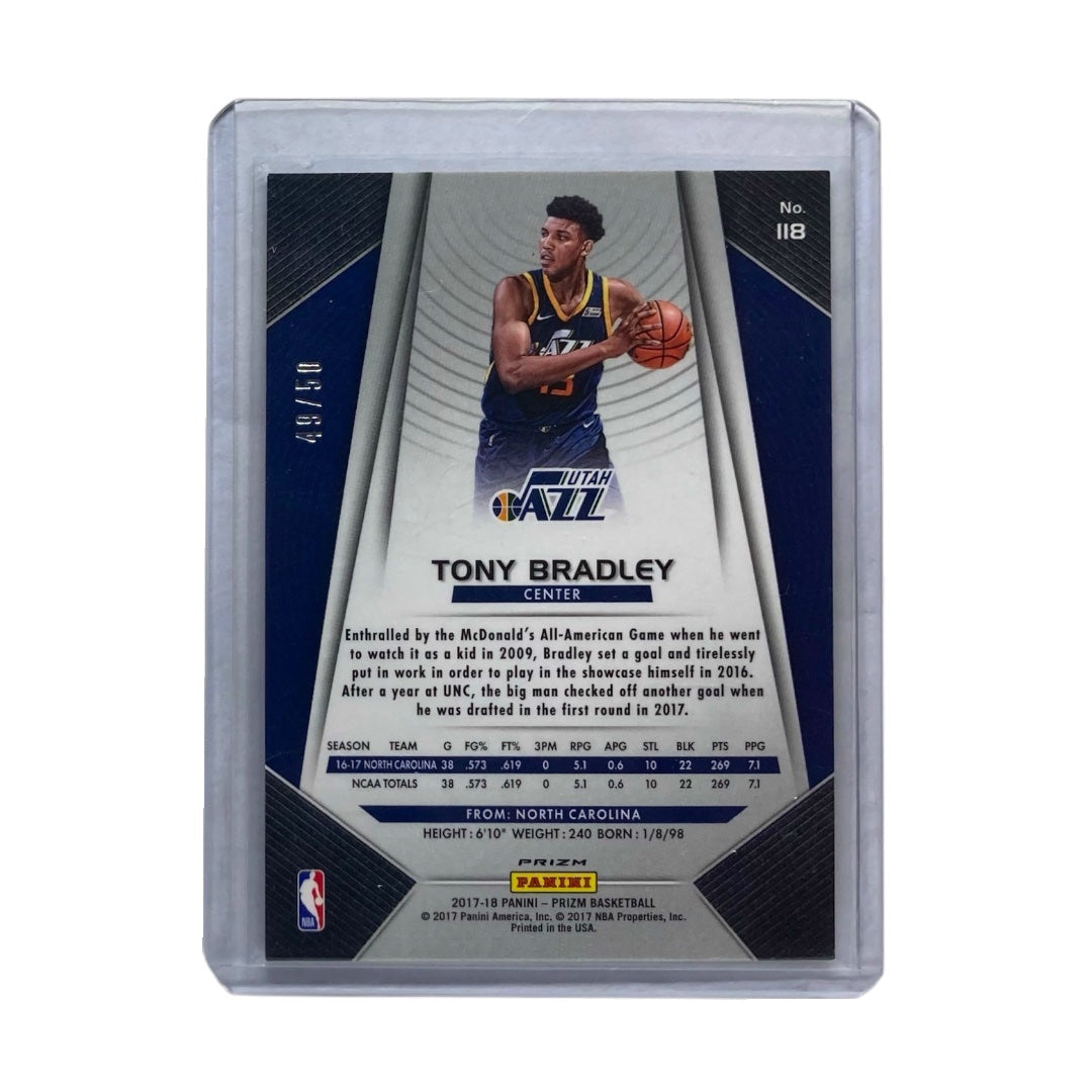 PANINI NBAカード PRIZM TONY BRADLEY UTAH JAZZ /50 #118 中古 IT2