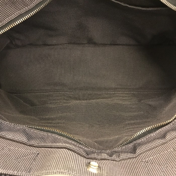 HERMES エルメス エールライン MM キャンバス トートバッグ ユニセックス A4収納 キャンバス 通勤 通学 チャコールグレー 中古 T1