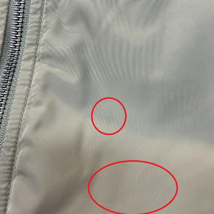 ALPHA INDUSTRIES SENSE OF PLACE アルファインダストリーズ センスオブプレイス ノーカラーコート M レディース MA-1 アウター 秋 冬 カーキ 中古 W4