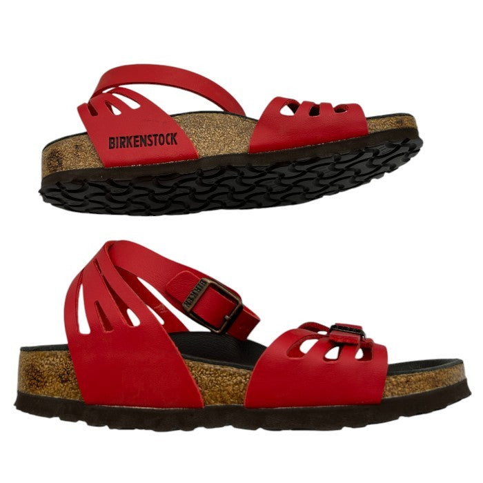 BIRKENSTOCK ビルケンシュトック サンダル レッド 35 22.5cm 靴 シューズ 夏 レディース ストラップ 中古 W4