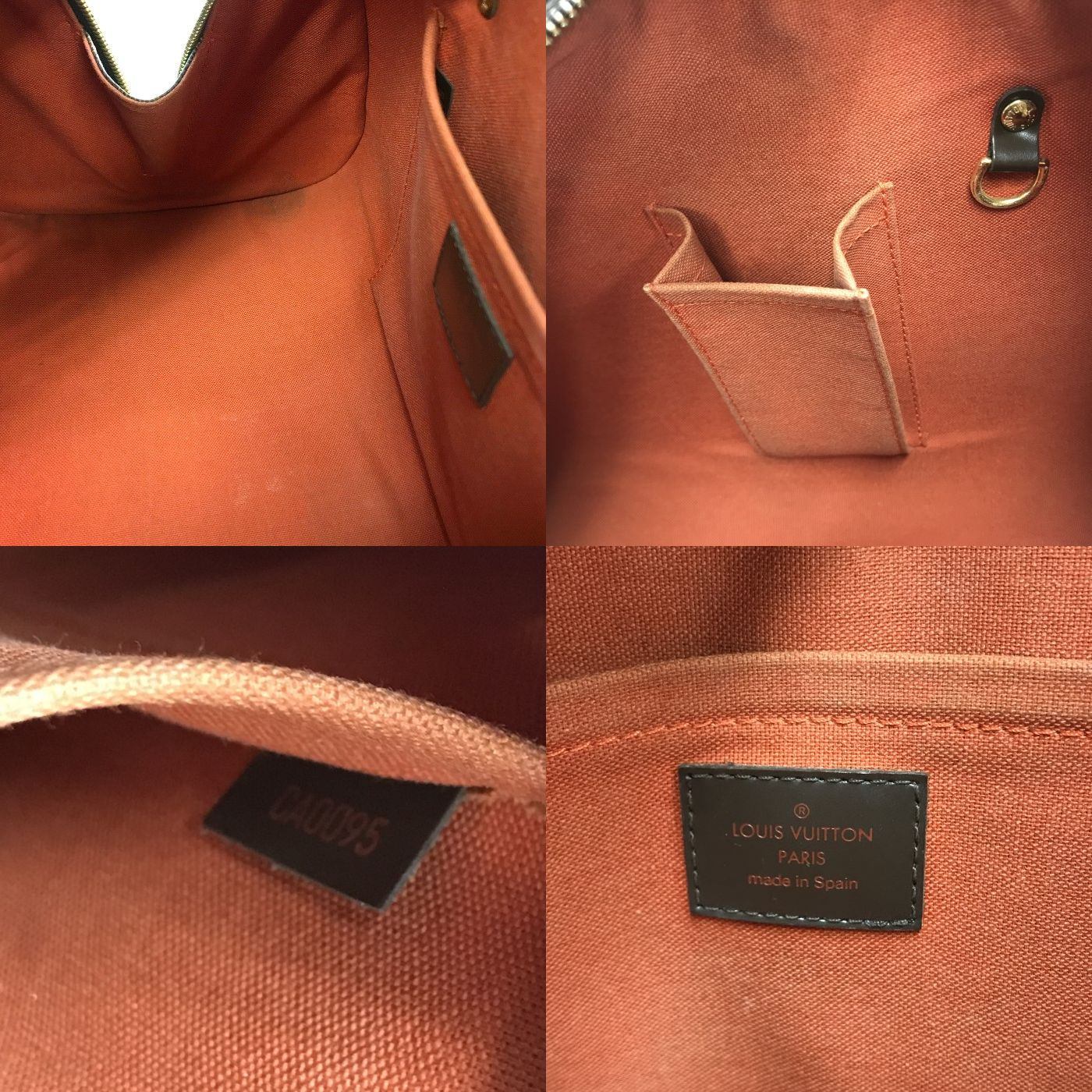 LOUIS VUITTON ルイヴィトン ダミエ エベヌ リベラMM ハンドバッグ レディース ボストンバッグ 手提げ ブラウン N41434 中古 T1