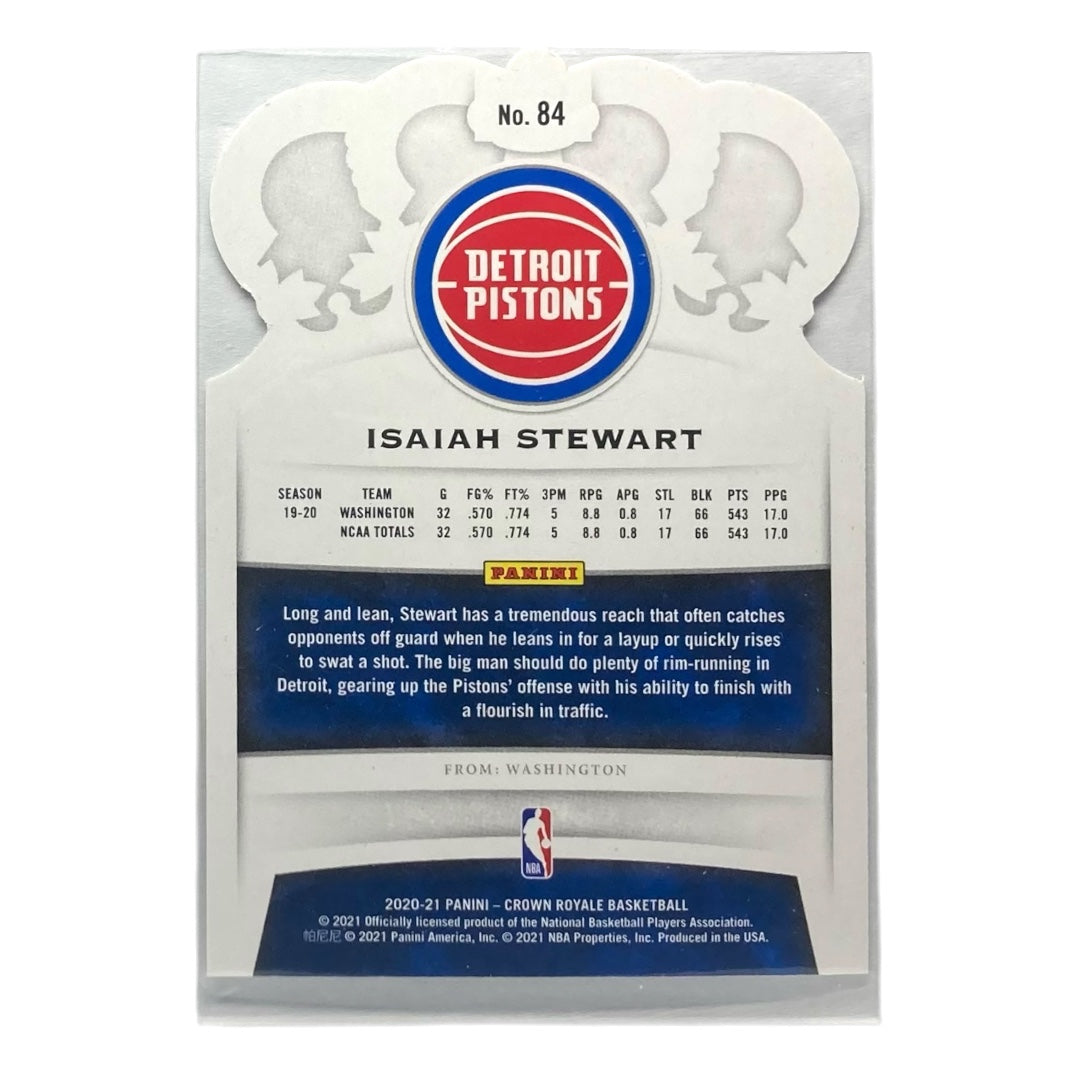 PANINI NBAカード CROWN ROYALE ISAIAH STEWART DETROIT PISTONS #84 中古 IT2