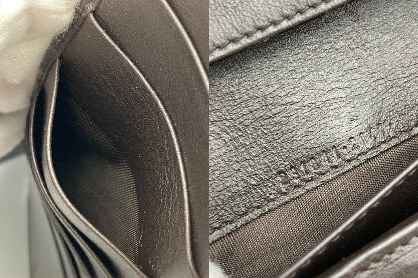 GUCCI グッチ シマレザー Wホック 長財布 231841 中古 D4