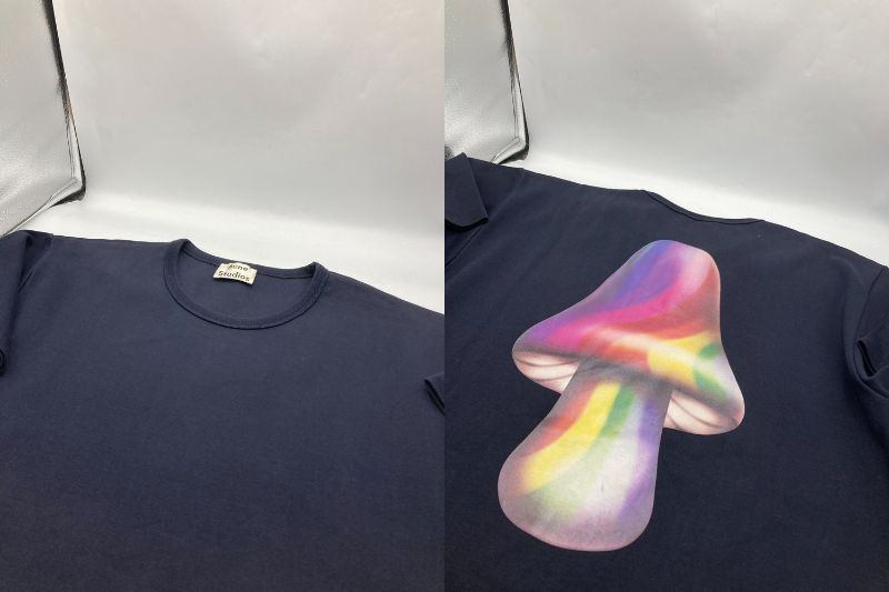 Acne Studios アクネ ストゥディオズ NIAGARA MAGIC SS17 マジックキノコ バックプリント Tシャツ サイズS 中古 D4