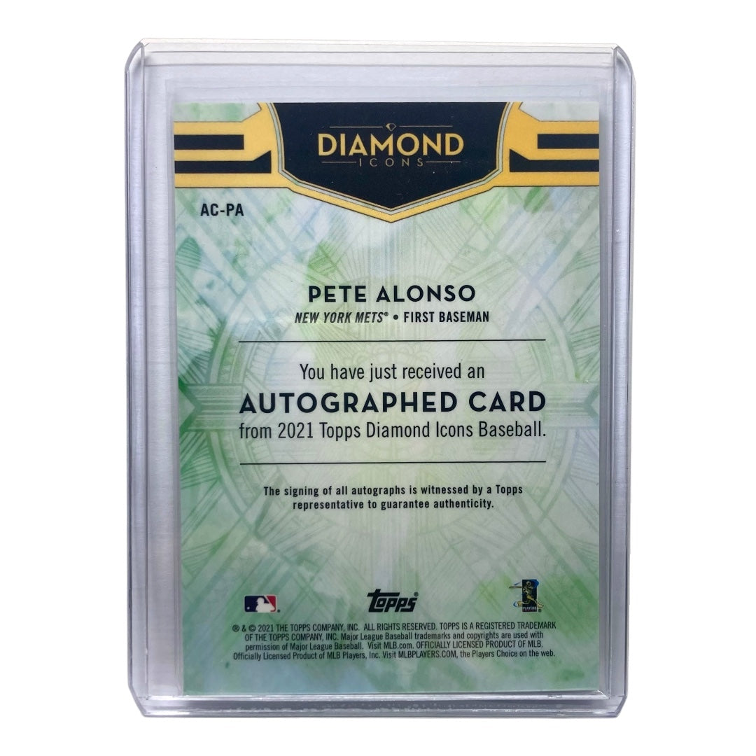 TOPPS MLBカード DIAMOND ICONS PETE ALONSO METS 12/25 #AC-PA 中古 IT2