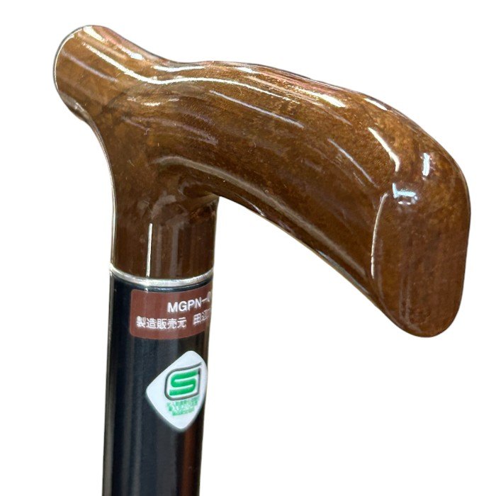 田辺プレス 超軽量合金製 伸縮式杖 かるケイン 青墨(あおずみ) Lサイズ 85~95cm MGPN-011 杖 高齢者 歩行補助 長さ調整 中古 W4