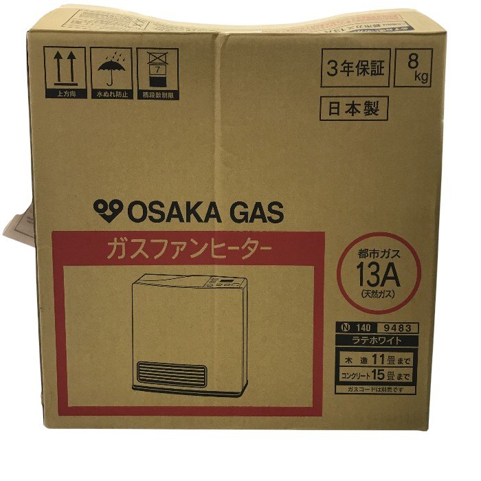 Rinnai リンナイ 都市ガス 12A・13A ガスファンヒーター RC-Y4001E (140-9483) 中古 Y1