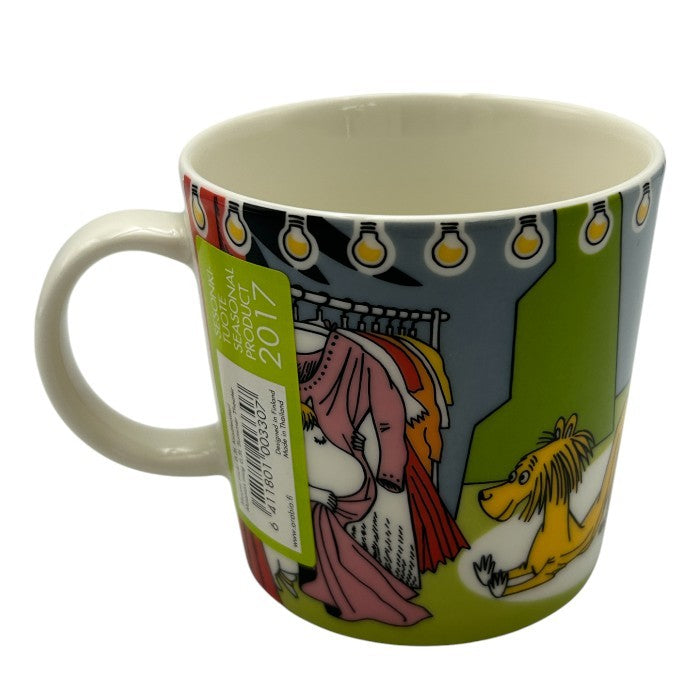 ARABIA アラビア ムーミン 2017年 夏限定 サマーシアター マグカップ コップ キャラクター 希少 食器 中古 W4