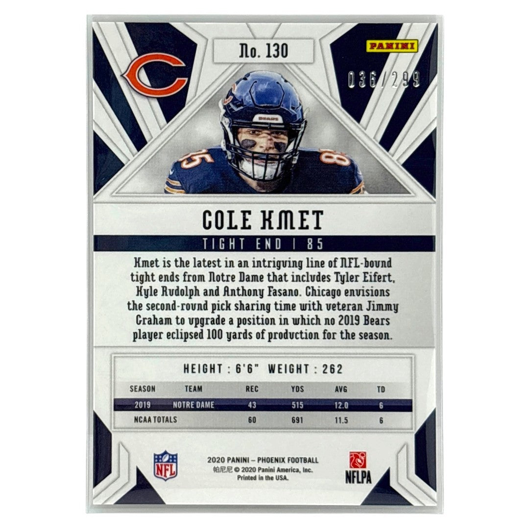 PANINI NFLカード PHOENIX COLE KMET CHICAGO BEARS /299 #130 中古 IT1