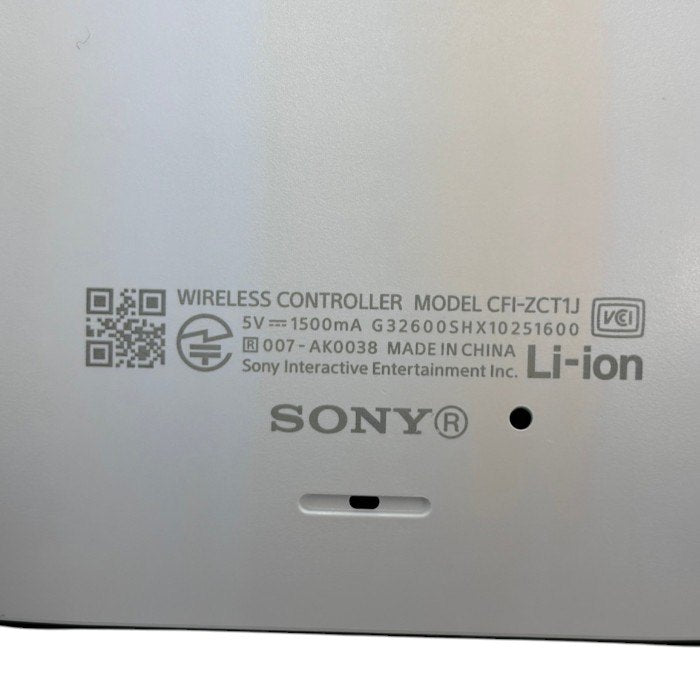 ジャンク品 ソニー DualSense ワイヤレスコントローラー CFI-ZCT1J SONY Bluetooth ゲーム PS5 プレステ5 パソコン デュアルセンス 中古 W1
