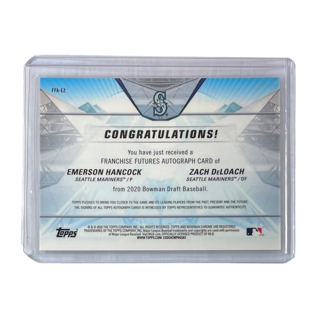 TOPPS MLBカード BOWMAN CHROME EMERSON HANCOCK ZACH DELOACH SEATTLE MARINERS /99 #FFA-EZ 中古 IT2
