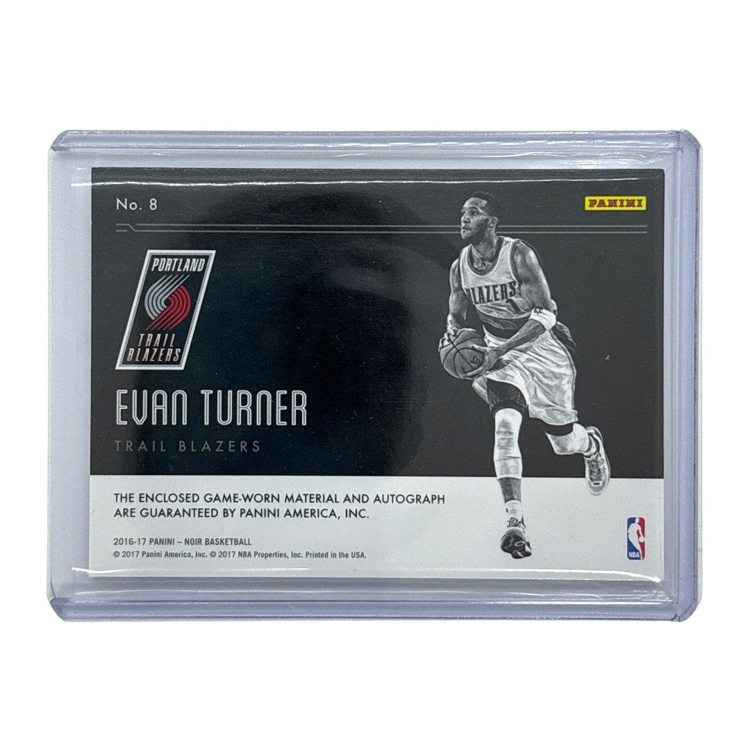 PANINI NBAカード NOIR EVAN TURNER TRAIL BLAZERS 12/40 #8 中古 IT1