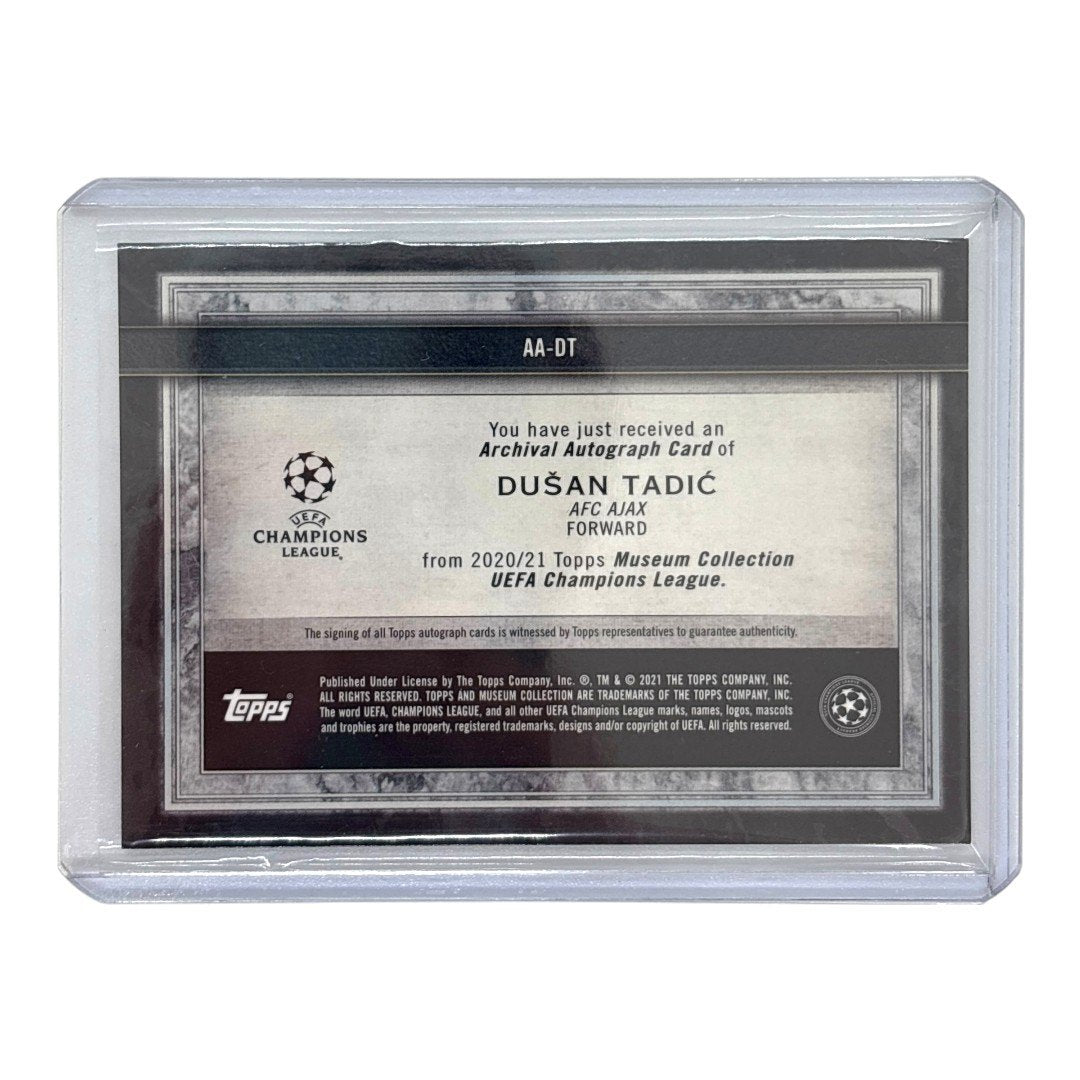 TOPPS サッカーカード MUSEUM COLLECTION DUSAN TADIC AJAX /25 #AA-DT 中古 IT1