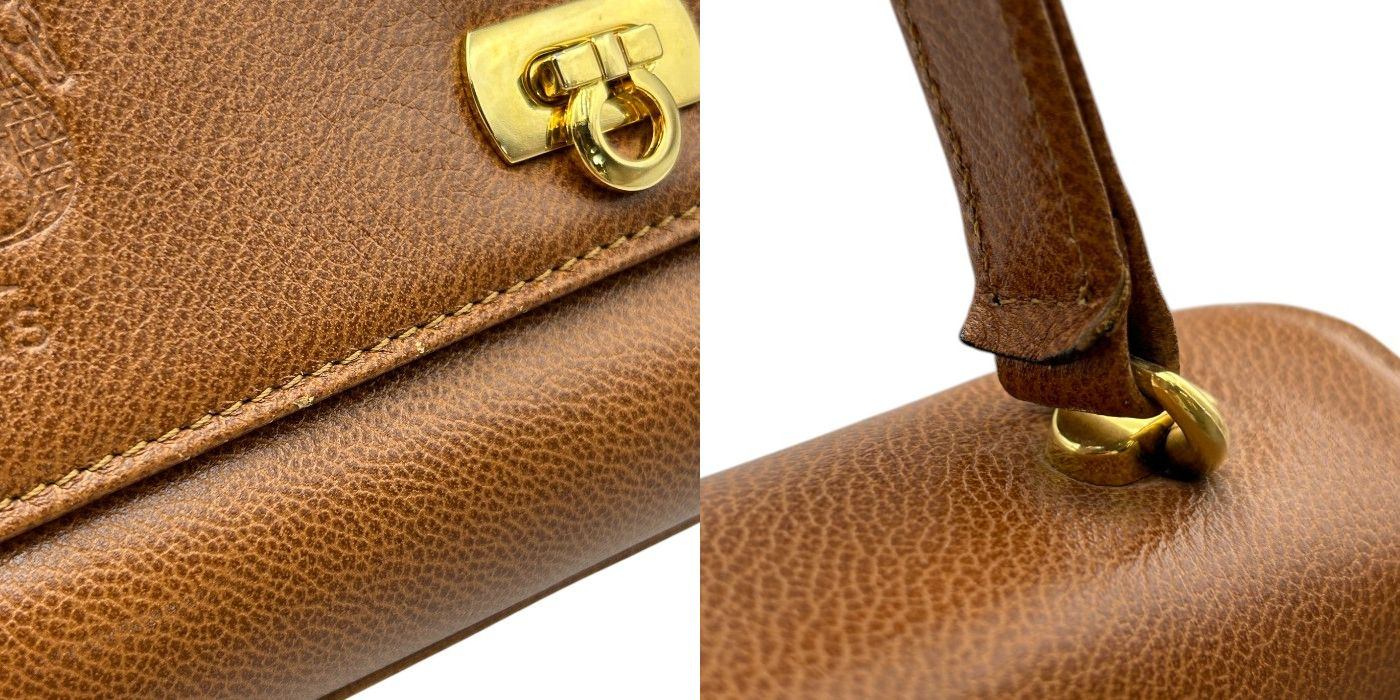 DANIEL HOPENAND 香鳥屋 KATORIYA レザー 2WAY バッグ 鞄 本革 ショルダー ハンド ブラウン 中古 W4