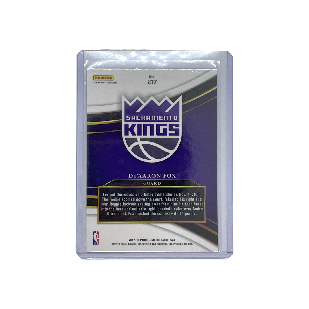 PANINI NBAカード SELECT COURTSIDE DE'AARON FOX #217 中古 IT1